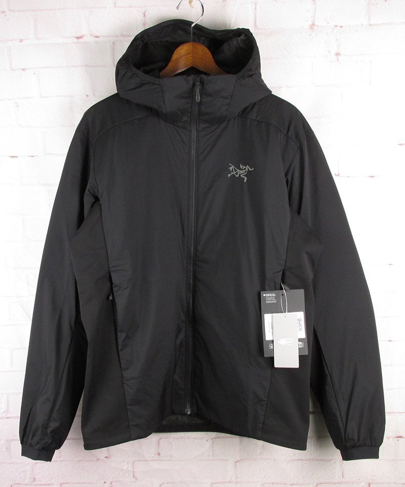 FJ27851 ARC'TERYX アークテリクス X000009556 アトム フーディ ジャケット ブラック M 未使用拍卖