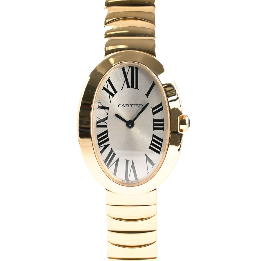 カルティエ ベニュワール SM 腕時計 W8000008 シルバー レディース 中古A品拍卖
