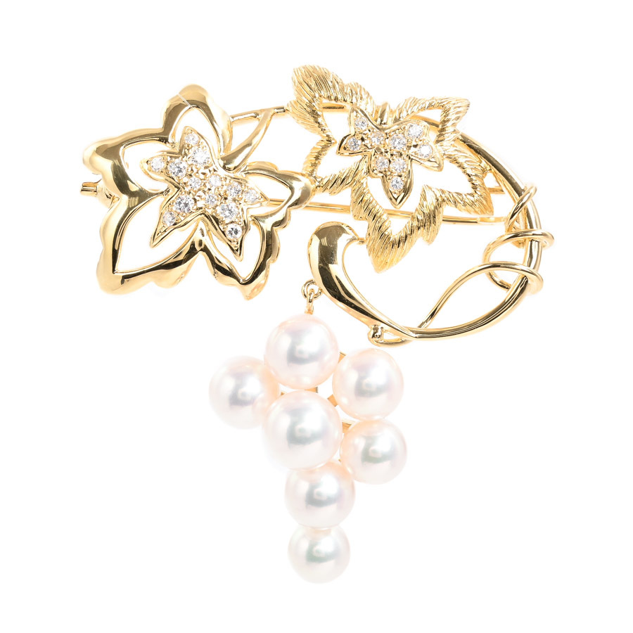 ミキモト パール ブローチ ブローチ チャーム:約W44.5xH50mm レディース 中古A品拍卖