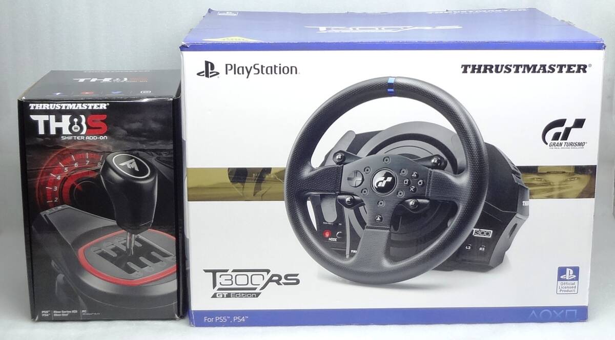 Thrustmaster T300RS GT Edition & TH8S アドオンシフター ハンコン スラストマスター PS4/PS5/PC拍卖
