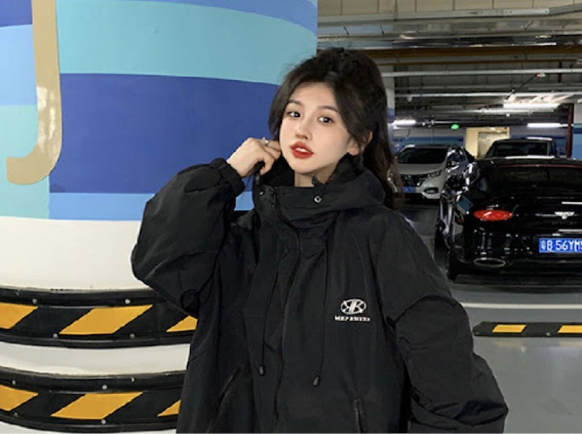 新品ゴープコアジャケットフルジップ スポーツ アウトドアスタイルブラックLサイズ ブラック拍卖