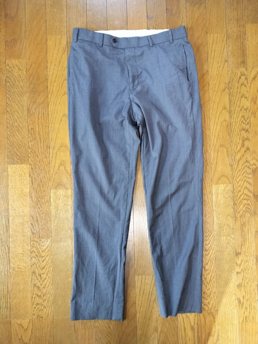 ブルックスブラザーズ ウール スラックス グレー W35 L32拍卖