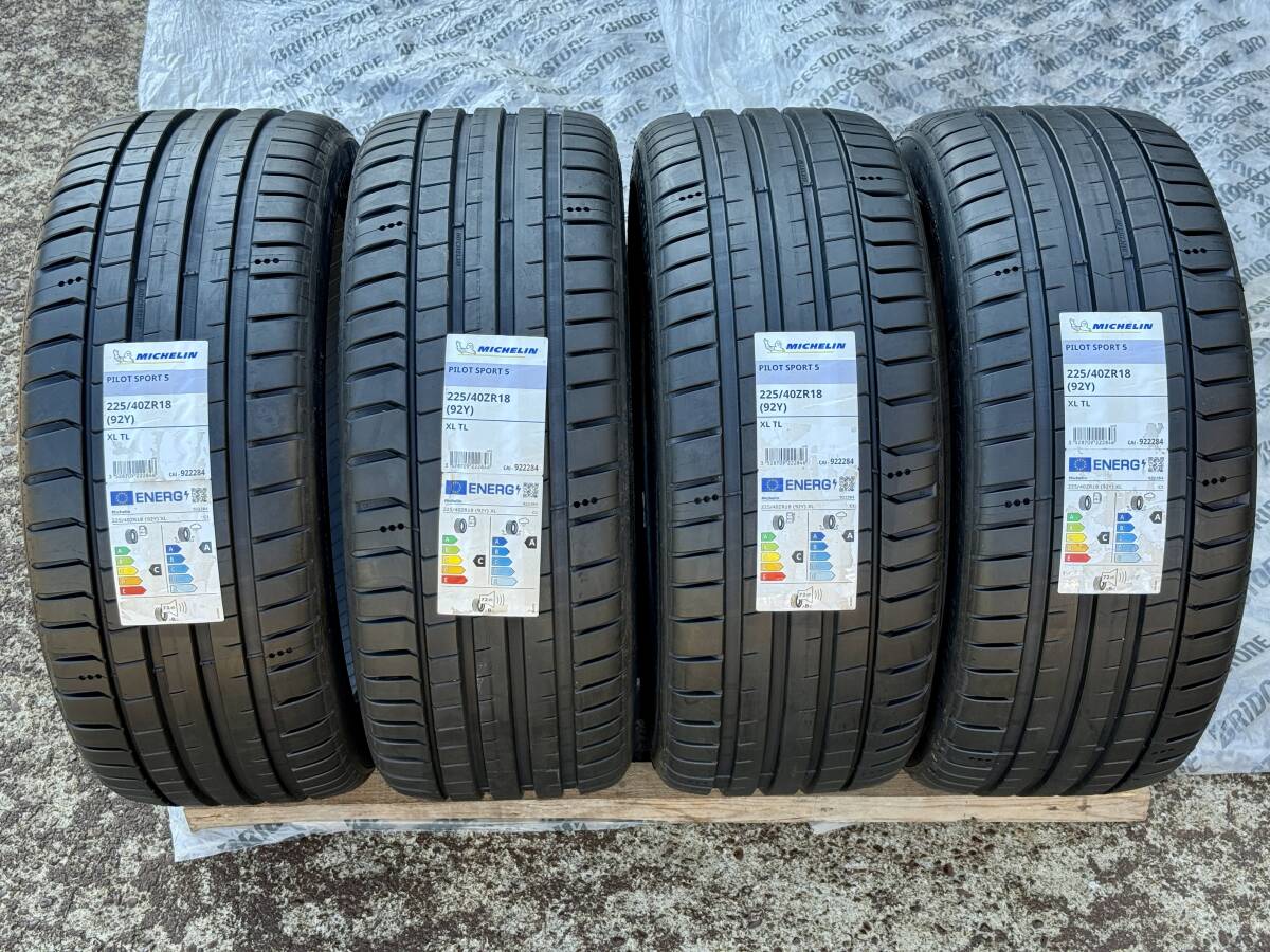 ミシュラン サマータイヤ パイロットスポーツ5 225/40R18 XL 2024年製 未使用品 4本 ※発送方法について注記参照拍卖