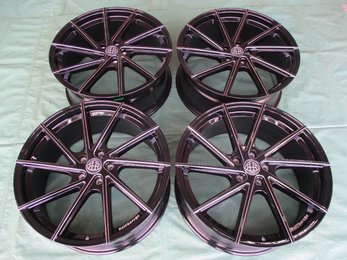 新品 Rolfhartge(ロルフハルトゲ) F10 BKM & ヨコハマ アドバンスポーツV107 225/35-19 245/30-19 4本セット ベンツ SLK,SLC拍卖