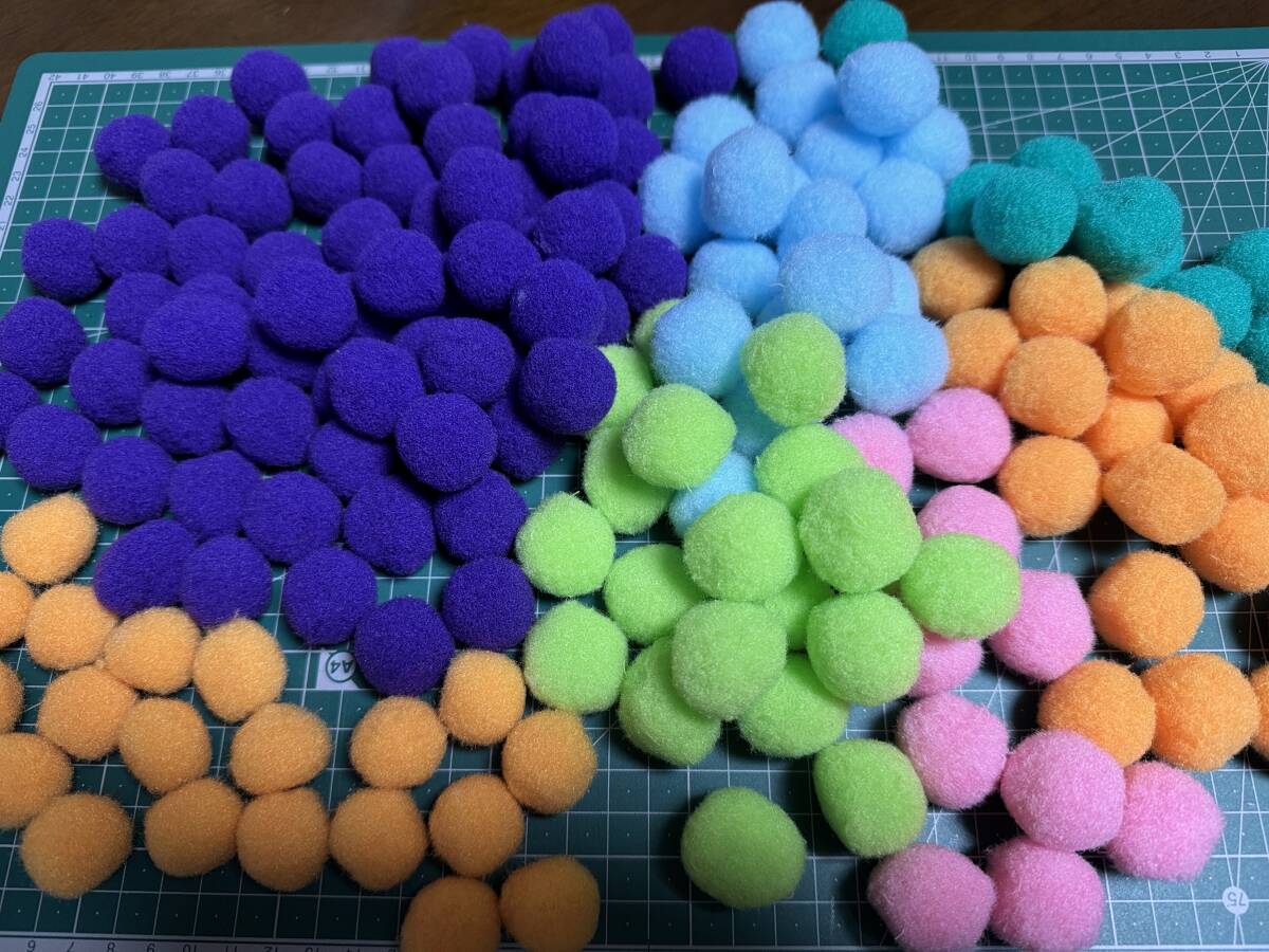 170個 ボンテン 20mm 25mm 手芸材料 / 手芸 工作 猫じゃらしに ボンテン 梵天 ボンボン拍卖