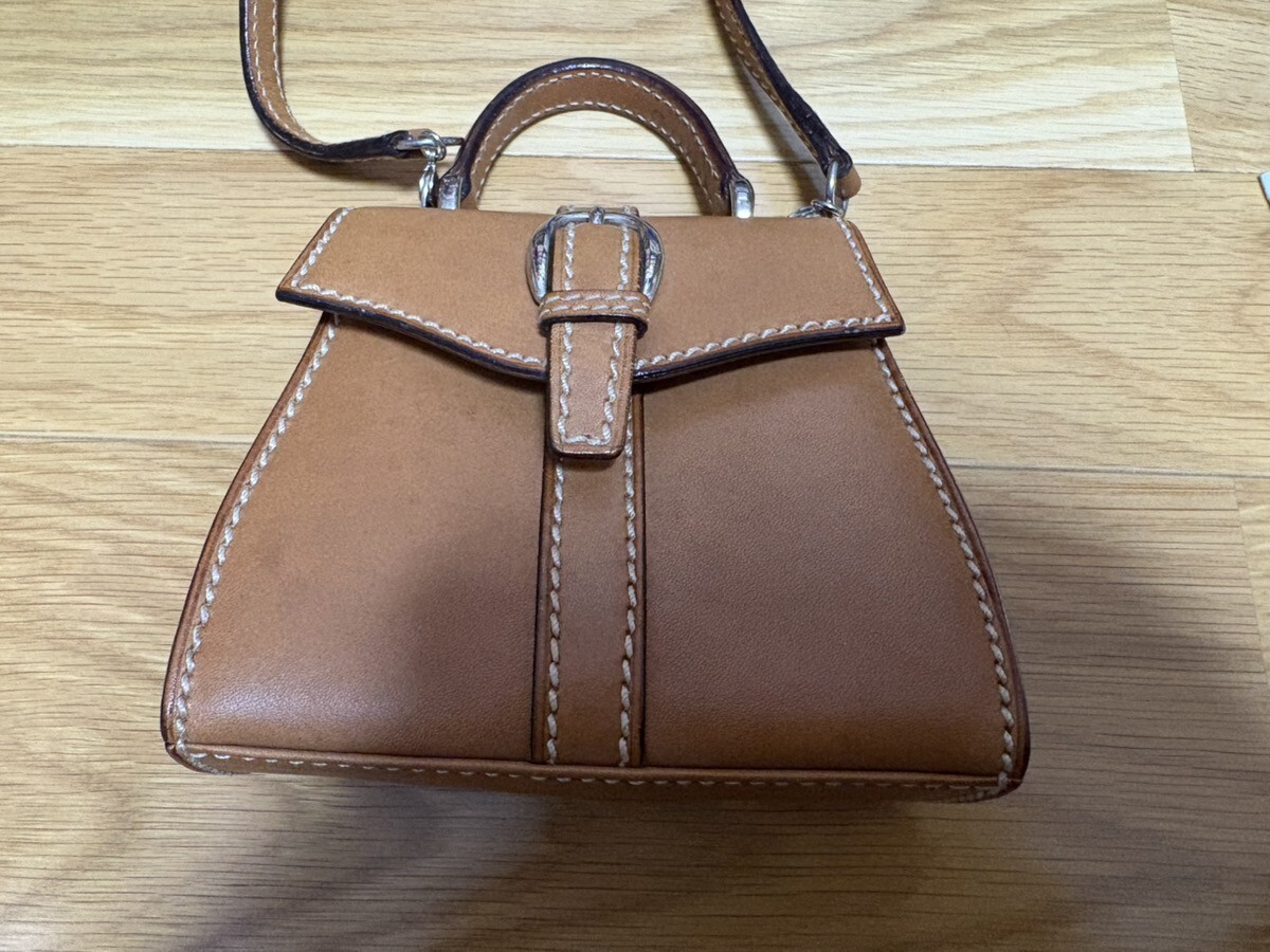 GUCCI ミニ 2Way ショルダー レザー ハンドバッグ ブラウン グッチ 革 コンパクト MINI拍卖