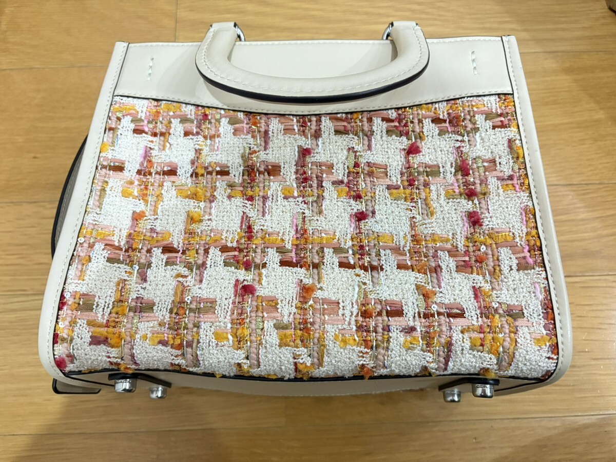 COACH ショルダー ハンドバッグ 3Way ローグ 25 ツイード コーチ 拍卖