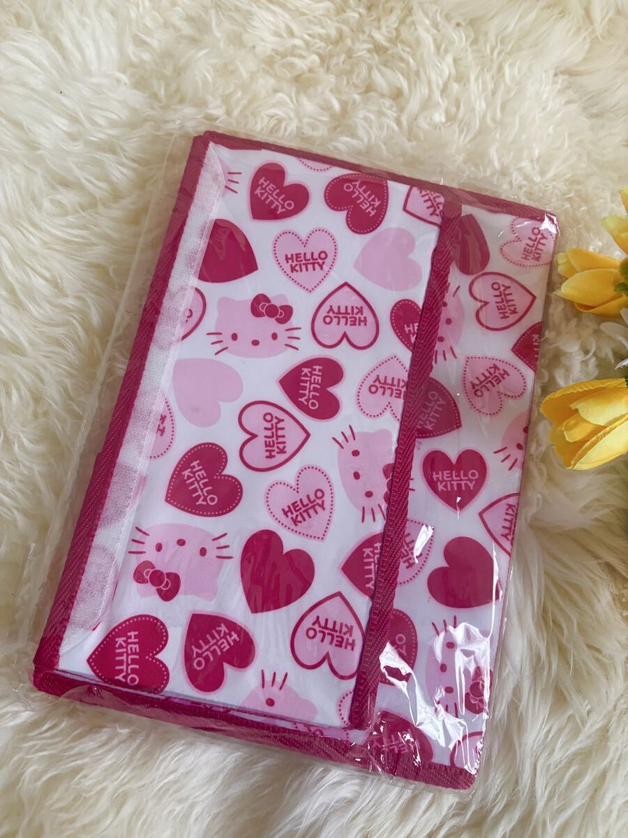 新品'未使用'折りたたみ収納ボックス'キティちゃん'ピンク' サンリオ KITTY ハローキティ'平成レトロ'フェイス'顔'ハート拍卖