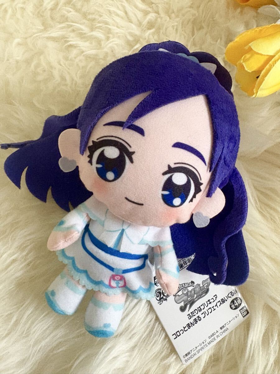 新品'未使用'ふたりはプリキュア'コロっとまんまる'プリフェイスぬいぐるみ'20周年'キュアホワイト'雪城ほのか'プライズ景品拍卖