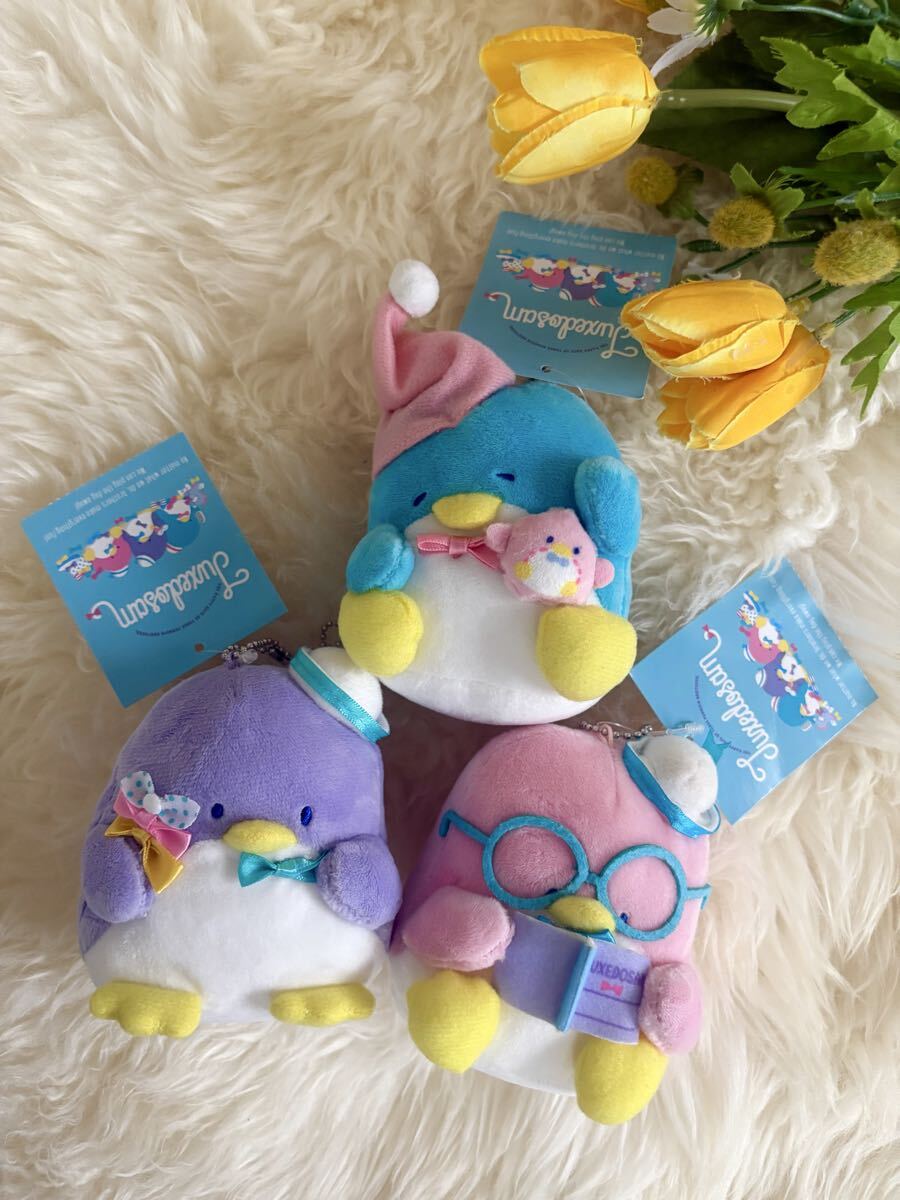 新品'タグ付き'タキシードサム'ぬいぐるみセット'パム'サム'タム'サンリオ'マスコット'バースデー'Sanrio'アニバーサリー'誕生日拍卖