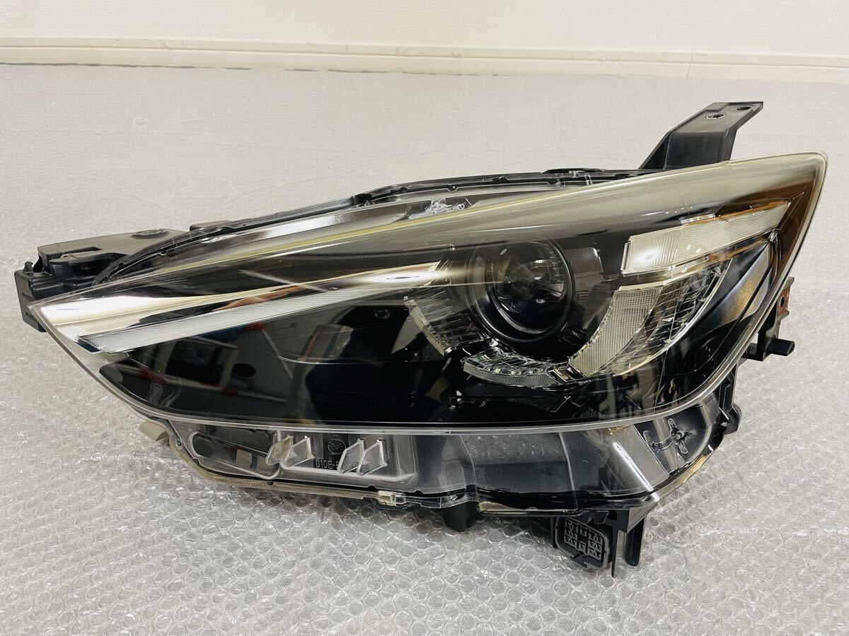 ★美品 破損無し★ マツダ 後期 LED DK5FW CX-3 左 ヘッドライト ヘッドランプ KOITO 100-65115 打刻:ア ASSY ブラック 純正拍卖
