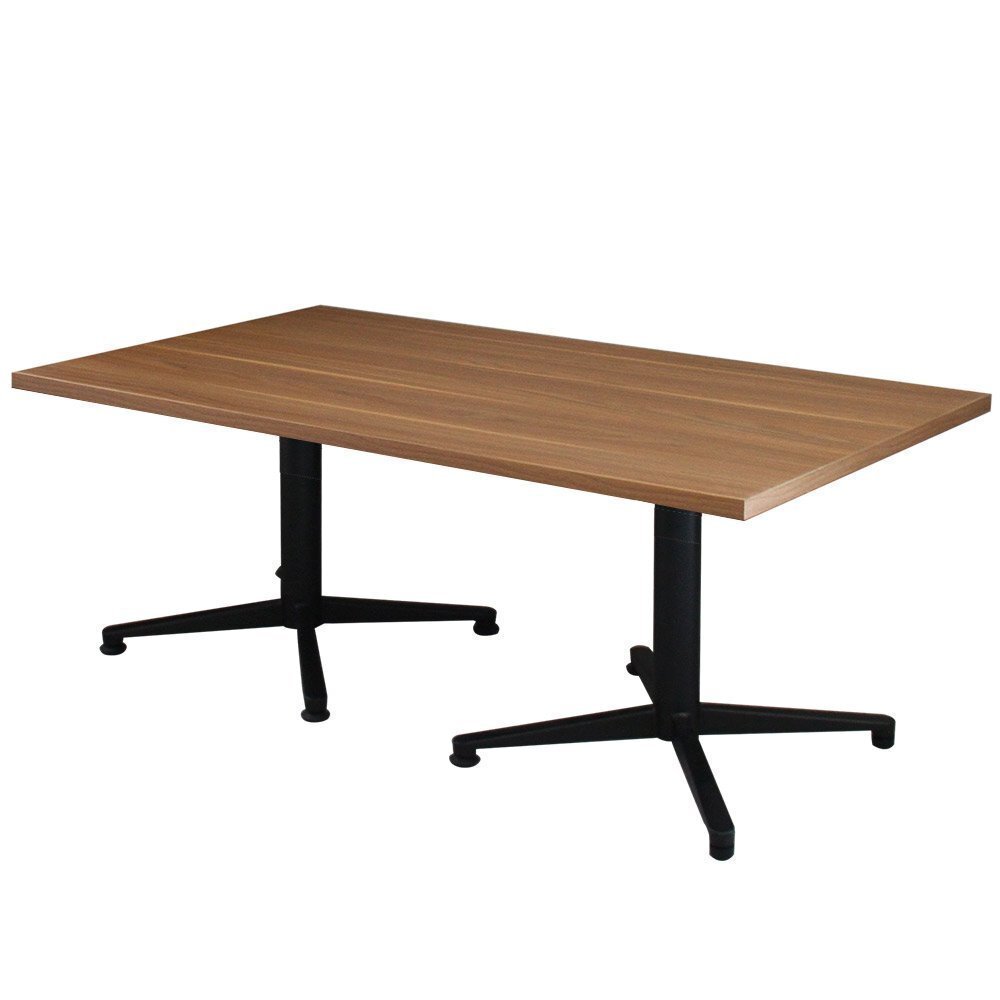 【新品/送料Y】業務用 レストランテーブル ローテーブル 1200×750×H450 ミディアムウォルナット 机 店舗用 座卓 カフェ拍卖