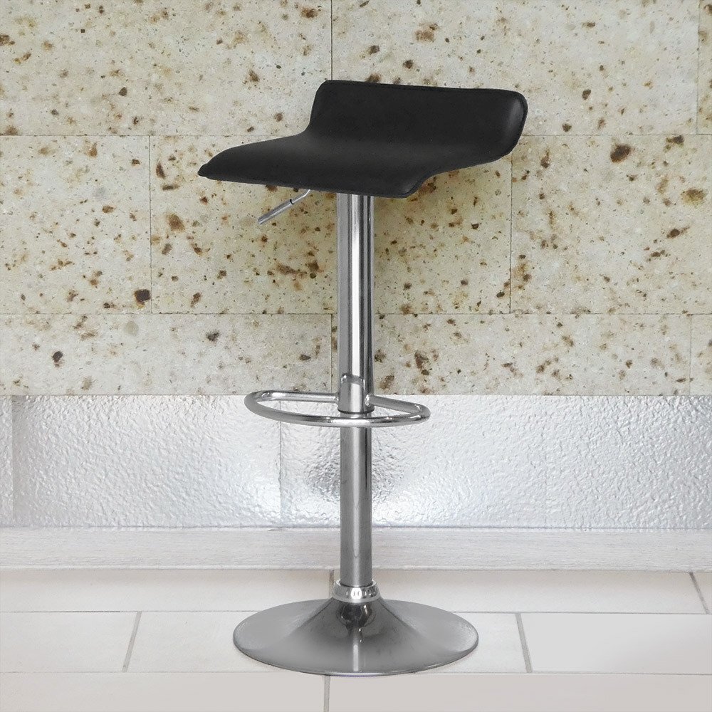 【新品】 1脚 昇降式 カウンターチェア WY-119 黒 椅子 バーチェアー 家具 インテリア ハイチェア拍卖