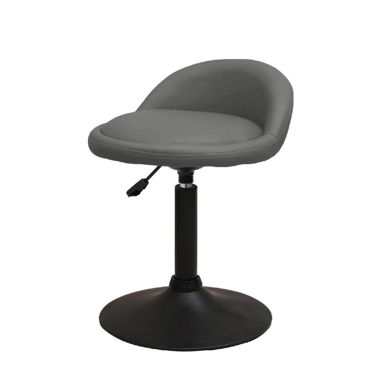 【新品】 1脚 カウンターチェア低め 昇降式 ロータイプ WY-259S-BK 黒脚タイプ グレー ダイニンチェア スツール拍卖