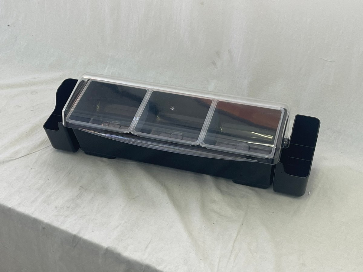 【展示品】240911017 スパイスボックス キッチン調味料ボックス 保存容器 フルーツボックス ★一点物 中古拍卖