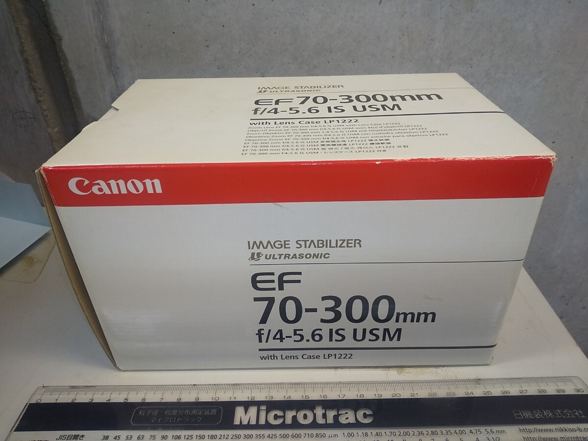 【コレクター放出品 元箱のみジャンク】Canon EF 70-300 F4-5.6 IS USM 元箱のみ拍卖