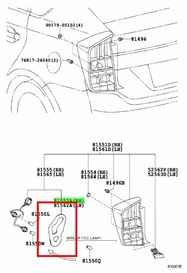 ★新品★ トヨタ純正 TOYOTA 30系プリウス テールランプガスケット 左右set拍卖