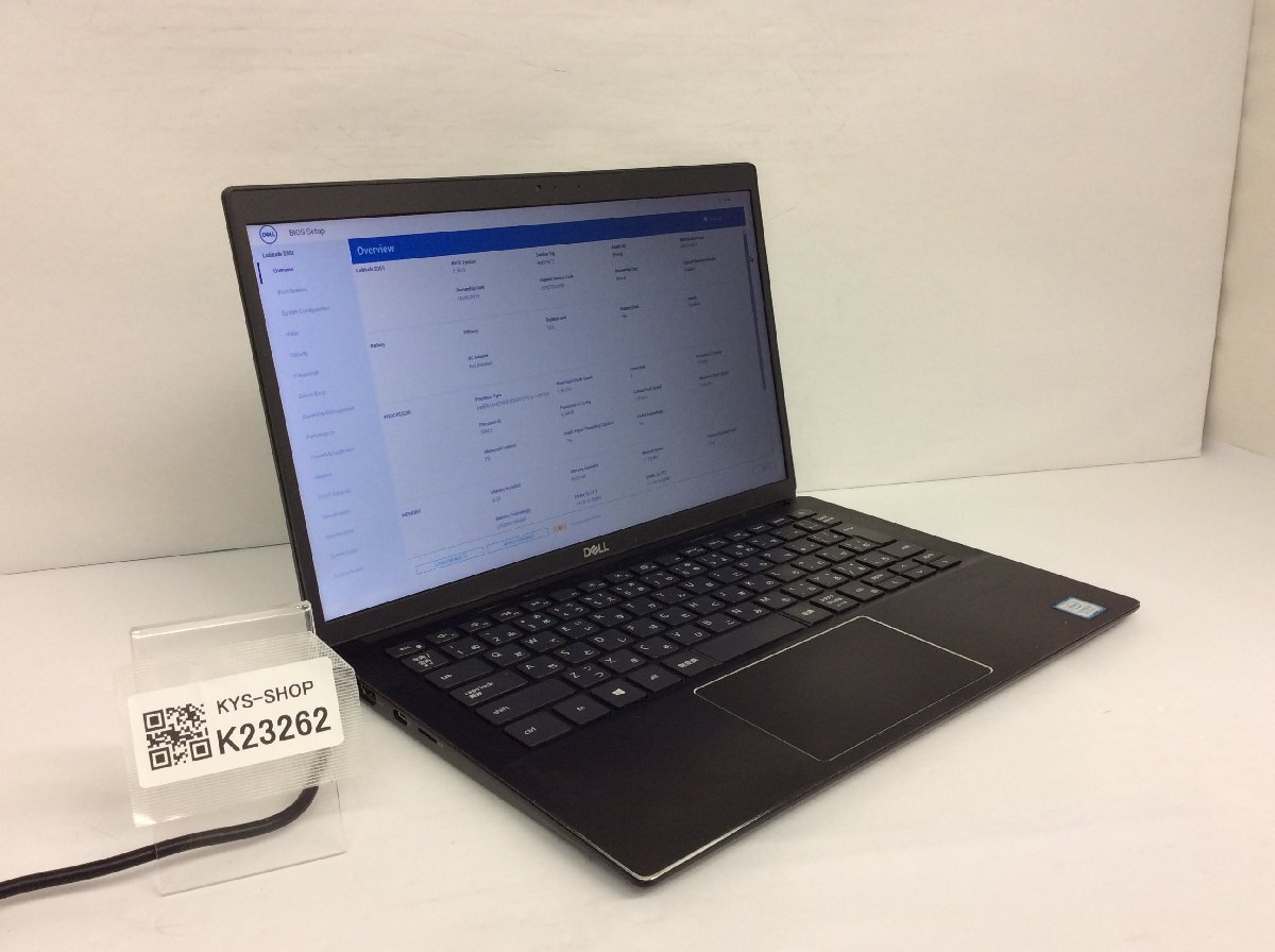 ジャンク/ Dell Latitude 3301 Intel Core i5-8265U メモリ8.19GB ストレージ無し 【K23262】拍卖