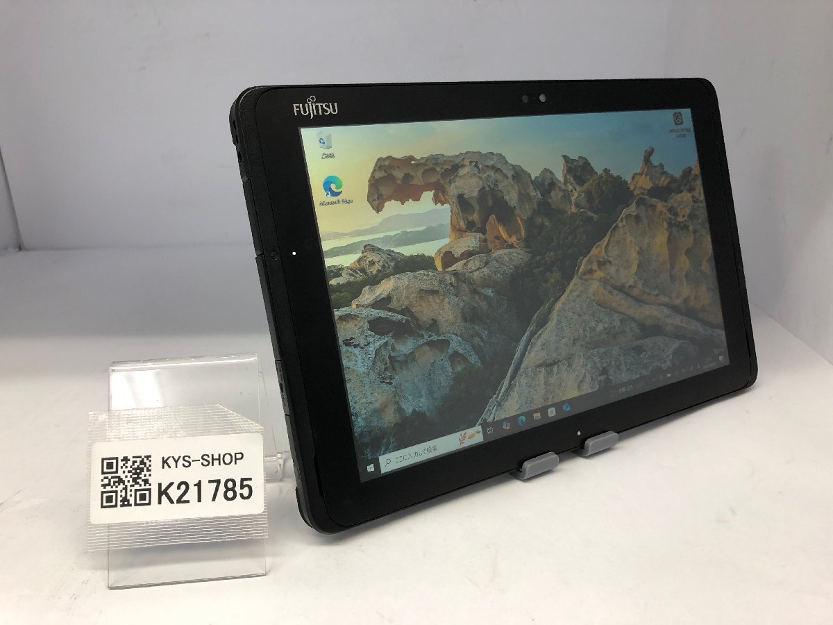 ジャンク/FUJITSU ARROWS Tab Q508/SE FARQ18011/Atom x5-Z8550 1.44GHz/64GB/4GB/10.1インチ/高解像度/Windows10 Pro/AC欠品【K21785】拍卖
