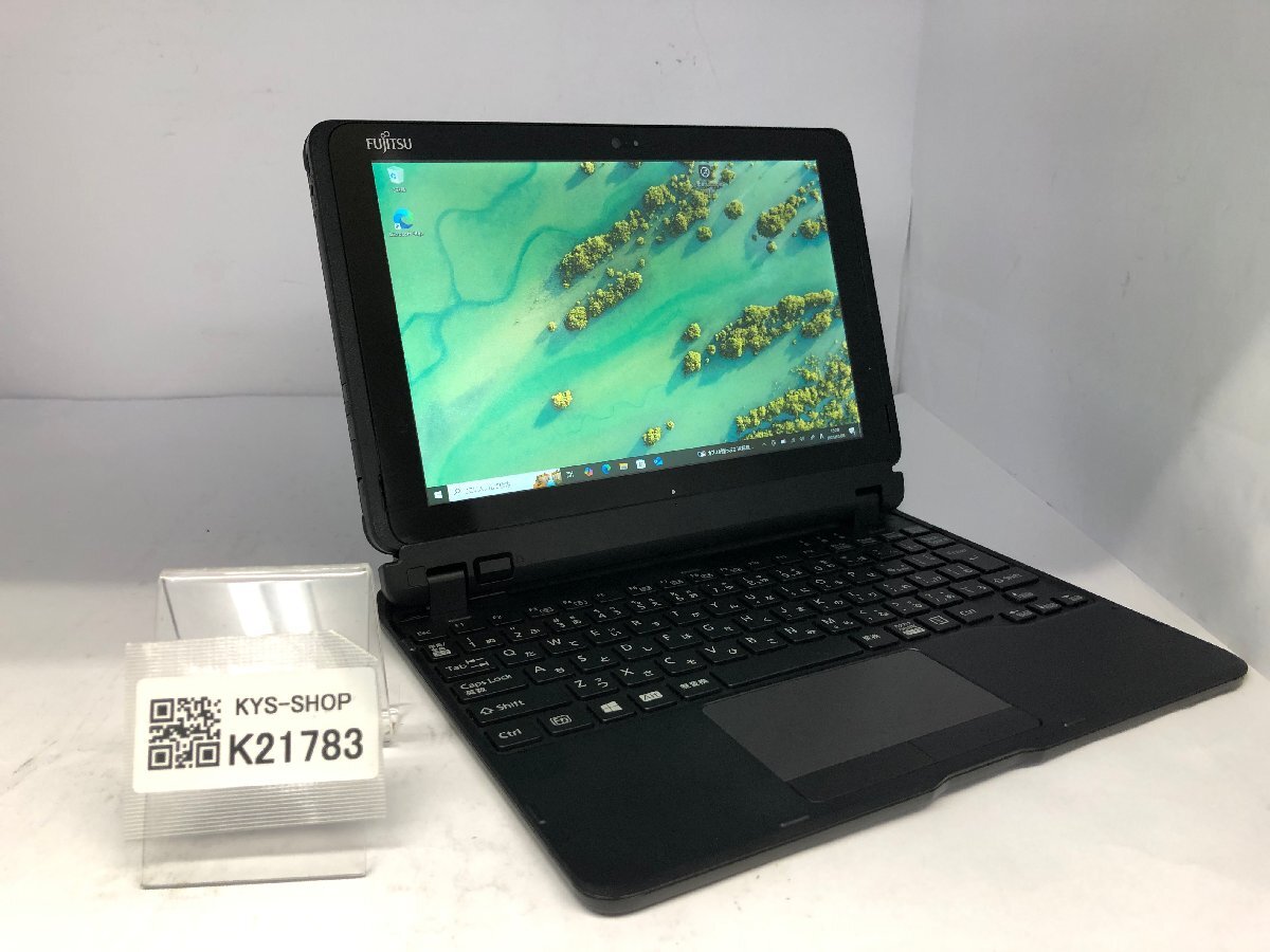 ジャンク/FUJITSU ARROWS Tab Q507/PE FARQ1401K/Atom x5-Z8550 1.44GHz/64GB/4GB/10.1インチ/Windows10 Pro/高解像度/AC欠品【K21783】拍卖