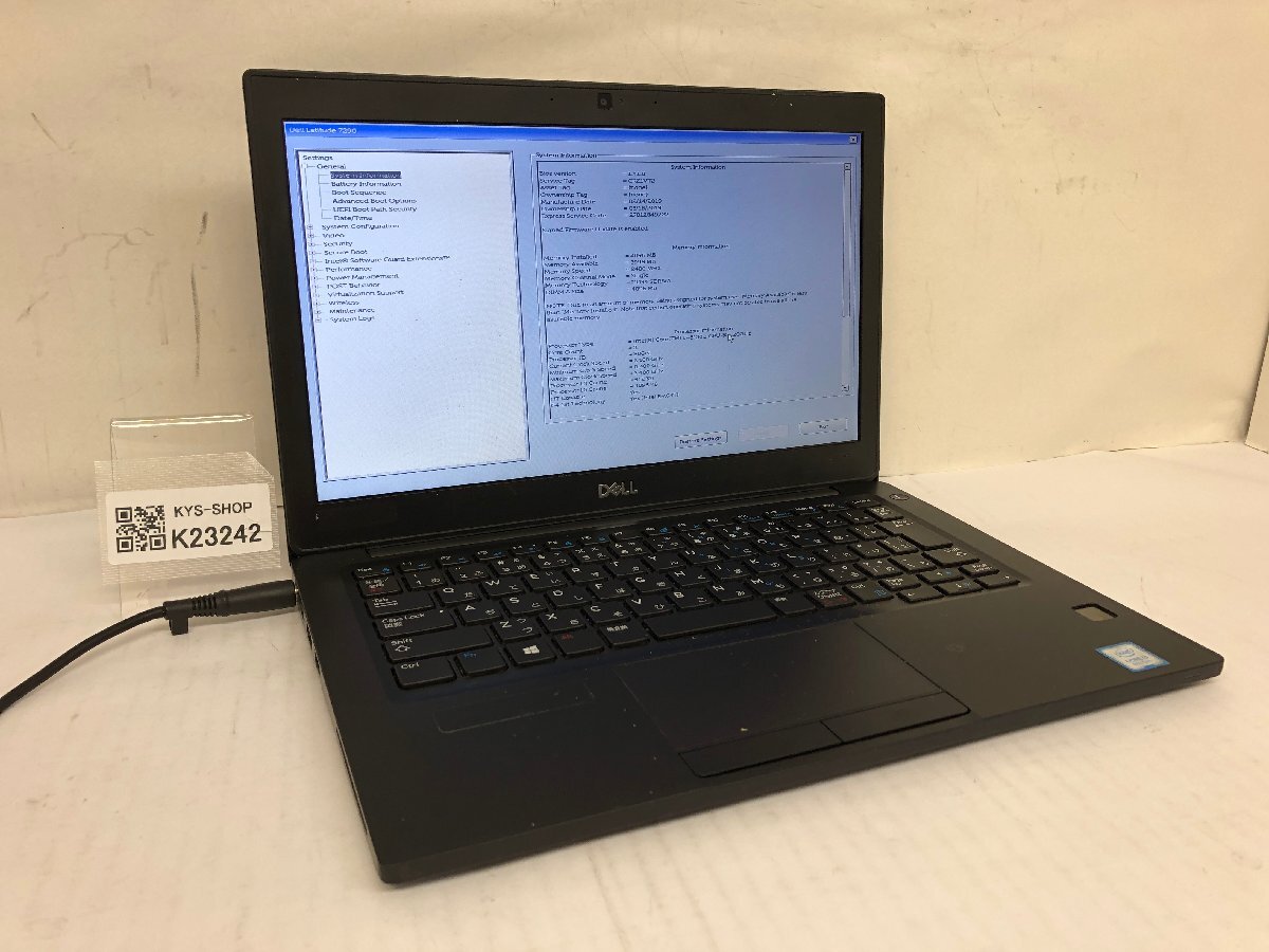 ジャンク/ Dell Latitude 7290 Intel Core i3-8130U メモリ4.1GB SSD256.06GB 【K23242】拍卖