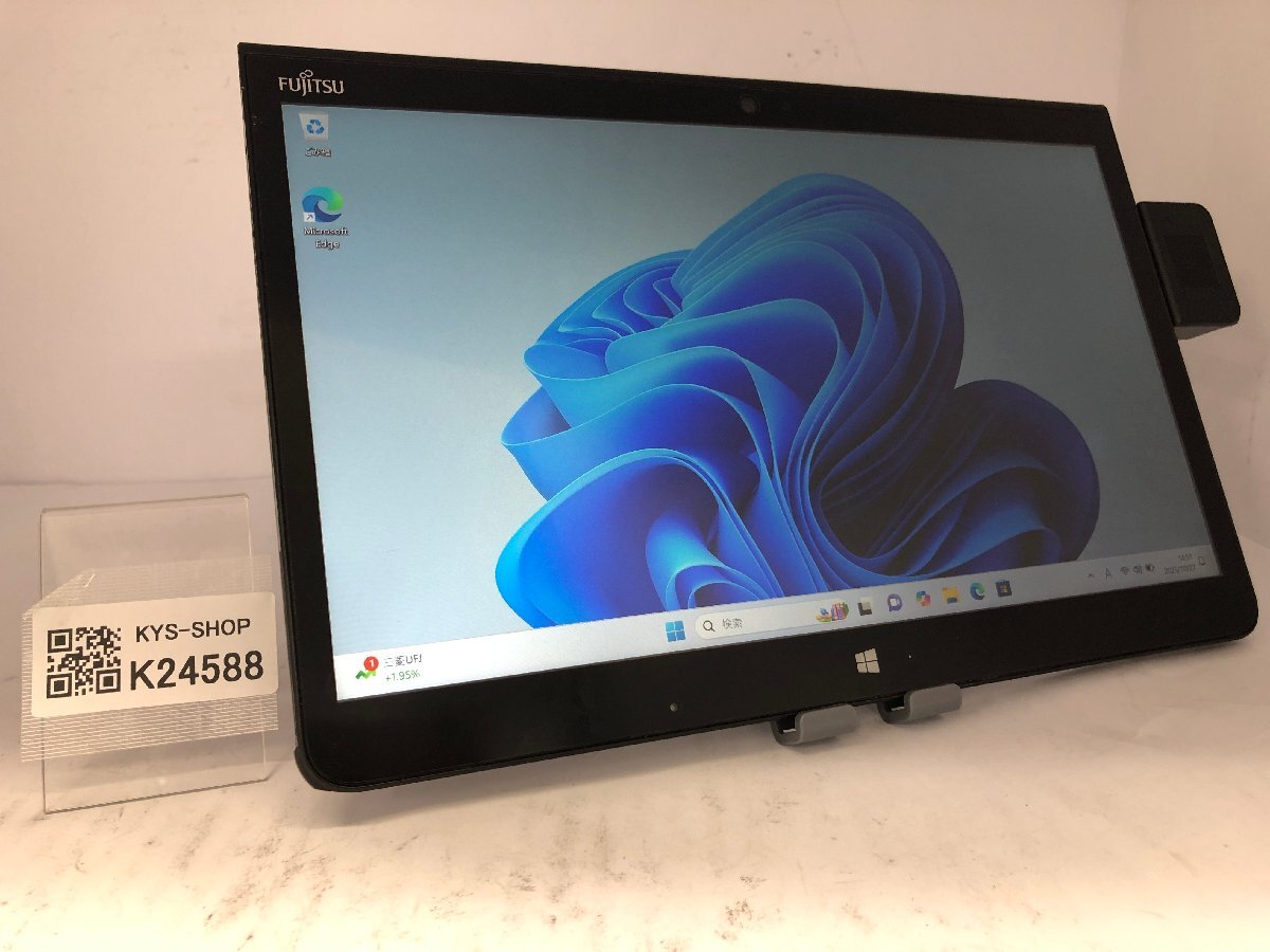 訳あり/FUJITSU ARROWS Tab Q736/P FARQ11011 Core i5 6300U 2.40GHz/128GB/4GB/13.3インチ/Windows11 Pro/高解像度/AC欠品【K24588】拍卖
