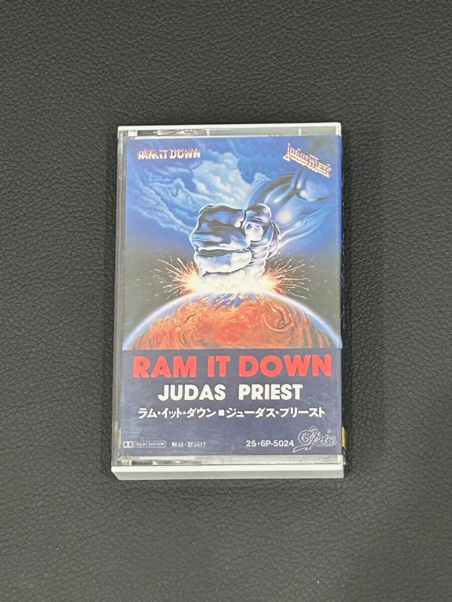ジューダス・プリースト / ラム・イット・ダウン 国内盤 カセットテープ Judas Priest拍卖