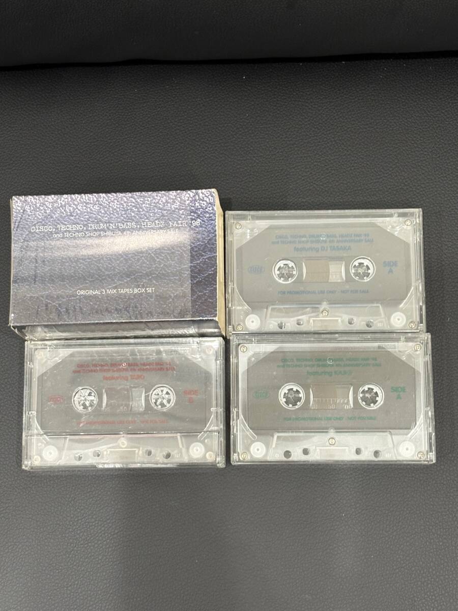 CISCO TECHNO 非売品 ノベルティ DJ TASAKA・DJ TARO ・KAJI MIX TAPE 3本セット / 電気グルーヴ 石野卓球 田中フミヤ拍卖