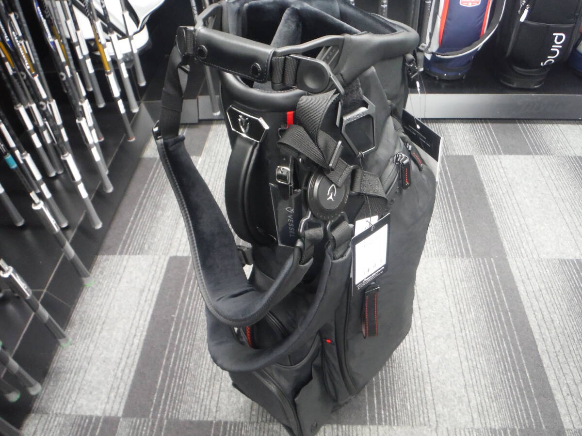 新品★税込 ベゼル VESSEL Player 5.0(2025)スタンドキャデイバック 8.5型 3.8㎏ カラー DXR ブラック ダブルストラップ拍卖