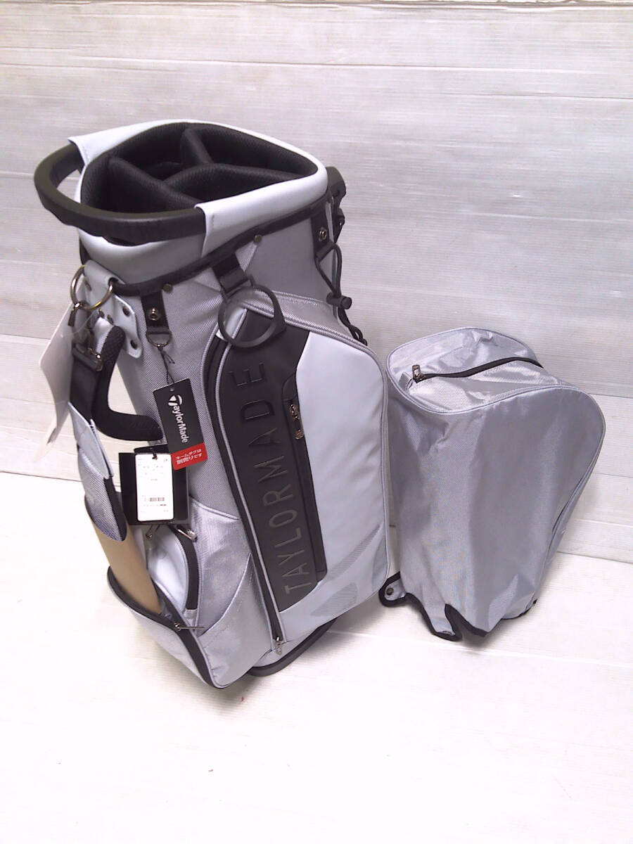 テーラーメイド スタンド型キャディバッグ UN738 グレー 9.0型 日本仕様 新品 フード有拍卖