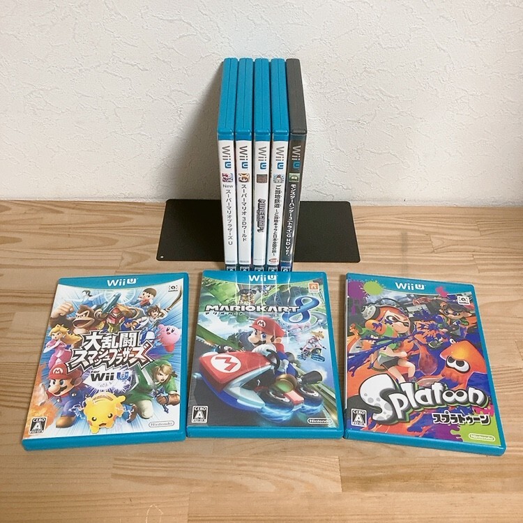 【中古】〈WiiUソフト〉8本セット スプラトゥーン スマブラ マリオカート8 マイクラ モンハン3 他 任天堂/ニンテンドー WiiU★A2510-0082拍卖