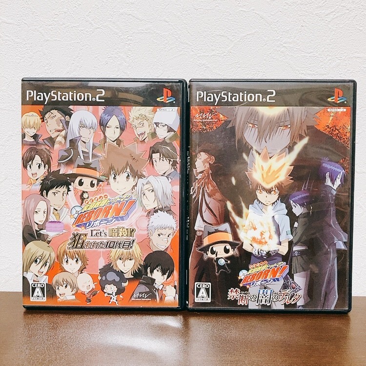 【中古】〈PS2ソフト〉2本セット 家庭教師ヒットマンREBORN! Let's暗殺!?狙われた10代目!&禁断の闇のデルタ プレステ2★A2510-0213拍卖