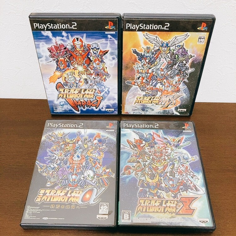 【中古】〈PS2ソフト〉4本セット スーパーロボット大戦インパクト&MX&Z&α 終焉の銀河へ プレイステーション2 プレステ2★A2510-0218拍卖
