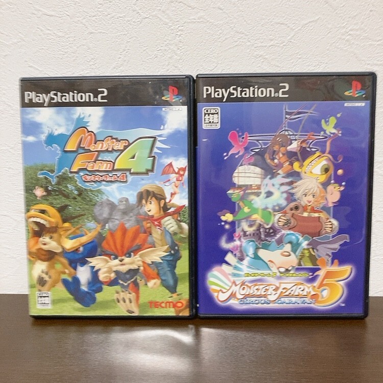 【中古】〈PS2ソフト〉2本セット モンスターファーム4&5 サーカスキャラバン プレイステーション2 プレステ2★A2510-0243拍卖