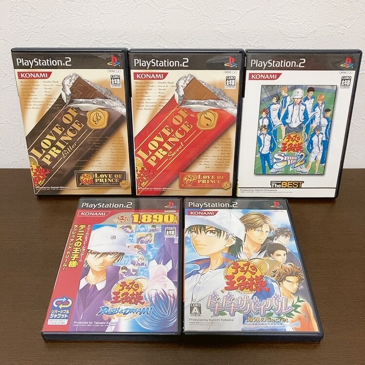 【中古】〈PS2ソフト〉5本セット テニスの王子様 ラブオプリンス ビター&スウィート スマッシュヒット!2 他 プレステ2★A2510-0258拍卖