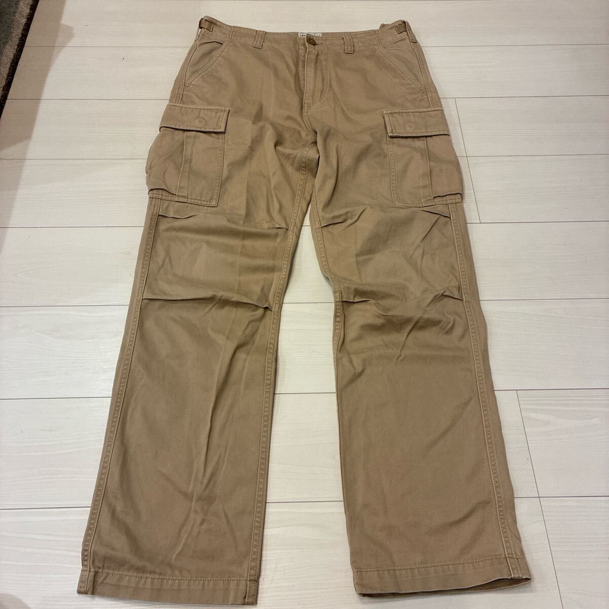 AVIREX カーゴパンツ ベージュ ミリタリー ヴィンテージ アメカジ ビンテージ 6ポケット ミリタリー L拍卖