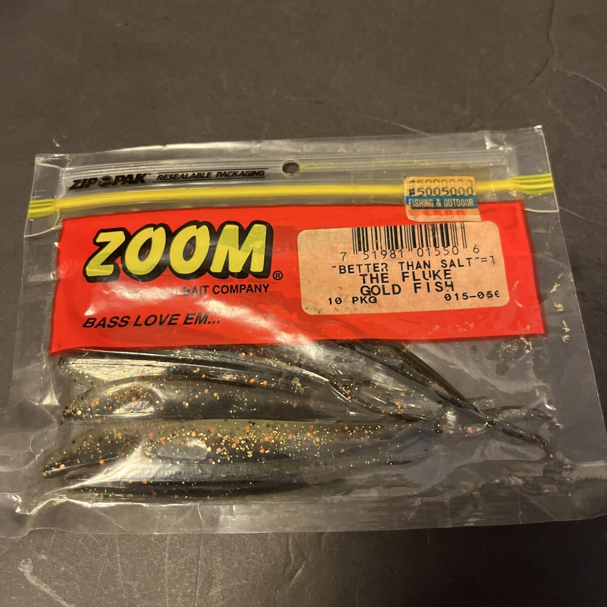 値下げ 新品 ZBC ザフルーク ゴールドフィッシュ ZOOM フルーク スイムベイト THE FLUKE拍卖