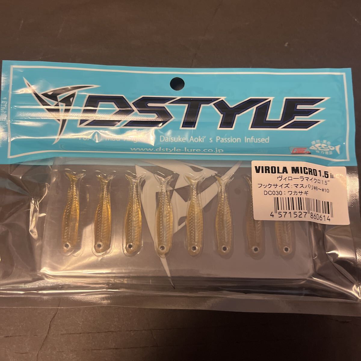 新品  ディスタイル  ヴィローラマイクロ 1.5インチ  ワカサギ Dstyle VIROLA MICRO ヴィローラ マイクロ拍卖