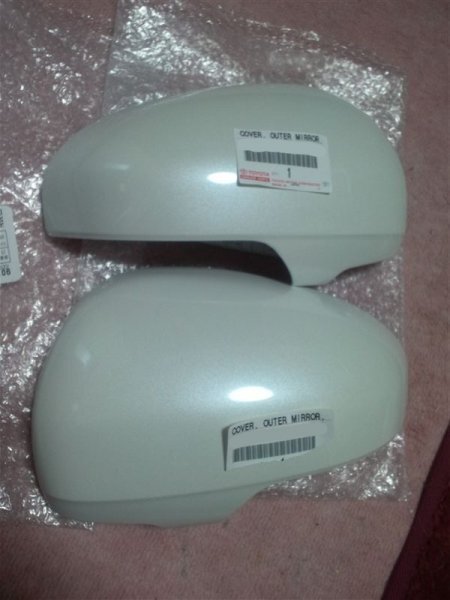 ★新品未使用 トヨタ プリウス ZVW30 純正 ドアミラーカバー 左右セット★ 070 ホワイト 白 Door mirror cover LH RH TOYOTA拍卖