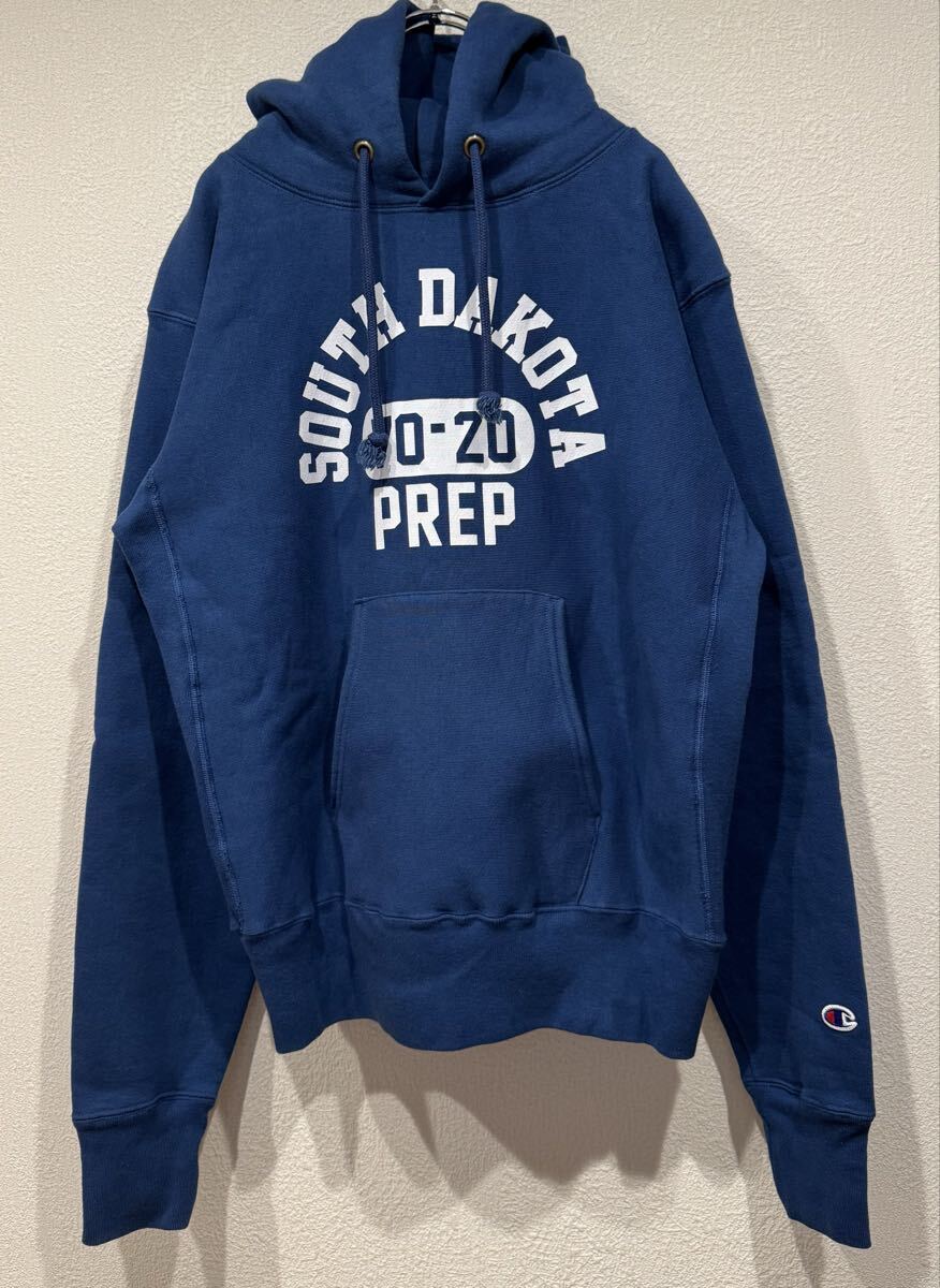 美品 USA製 赤タグ チャンピオン リバースウィーブ スウェットパーカー L Champion REVERSE WEAVE サウスダコタ フーディー拍卖