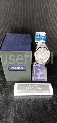 【CASIO】カシオ wave ceptor 腕時計 アナデジ ソーラー WVA-M630D-1A4JF シルバー SY01-025拍卖