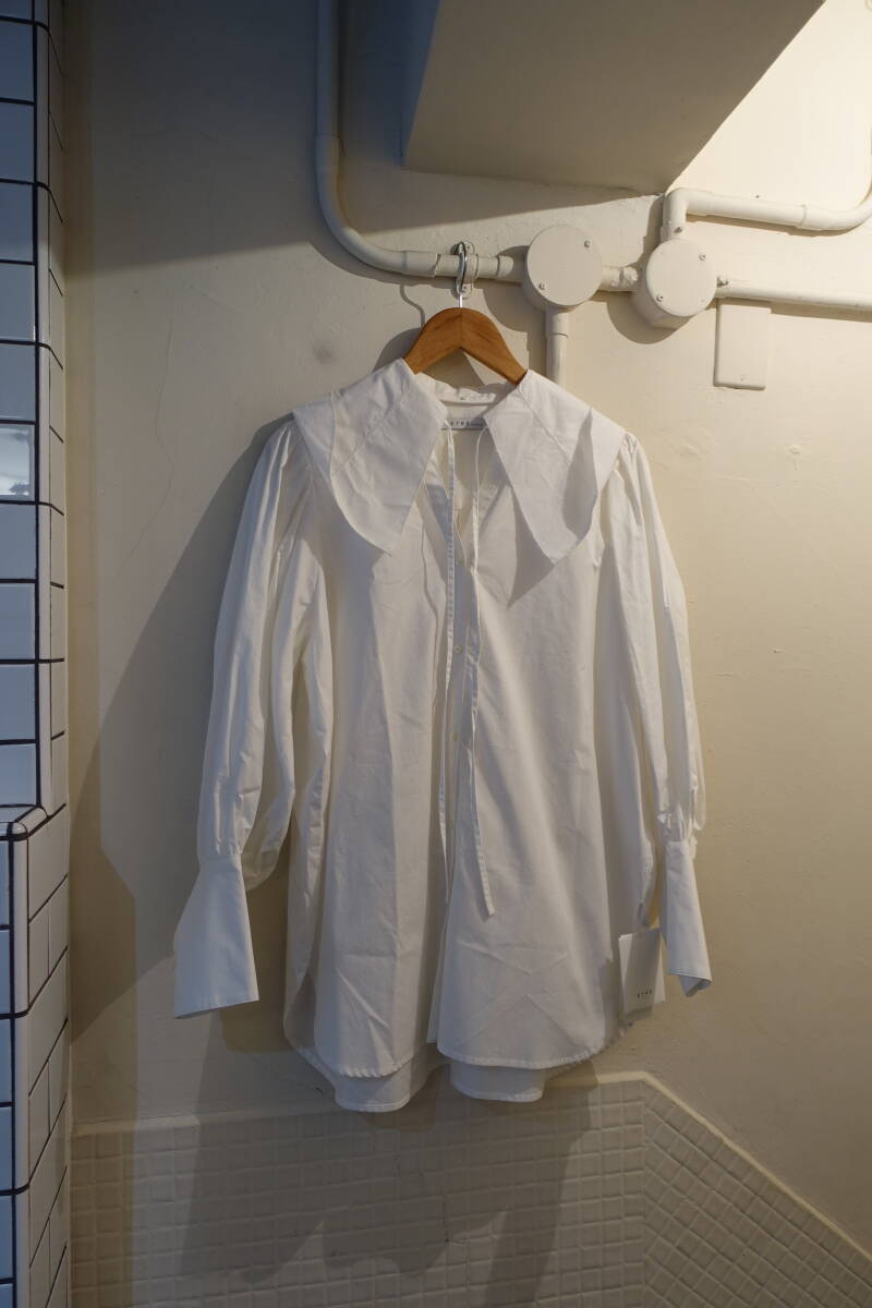 ◎ETRE TOKYO エトレ エトレトウキョウ シャツ ブラウス 定価23100円 未使用 サイズF オーバーサイズ拍卖