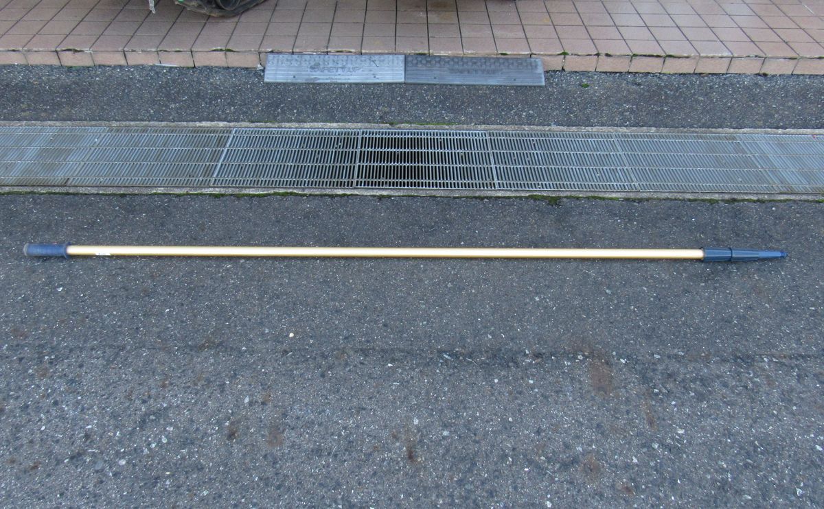 コンドル (山崎産業) プロテック 伸縮ポール 6m 2.28m-6m 中古 1段目リングにヒビあり ハンドル破れ劣化あり 鳥取県中部 引取歓迎拍卖