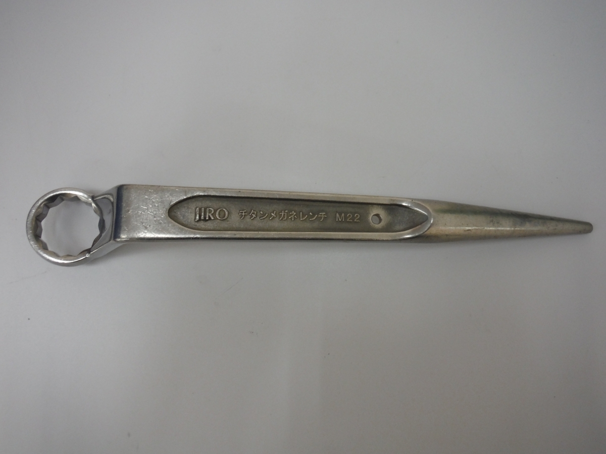 ○BEj JIRO ジロー チタンメガネレンチ M22 H36 中古 引取歓迎拍卖