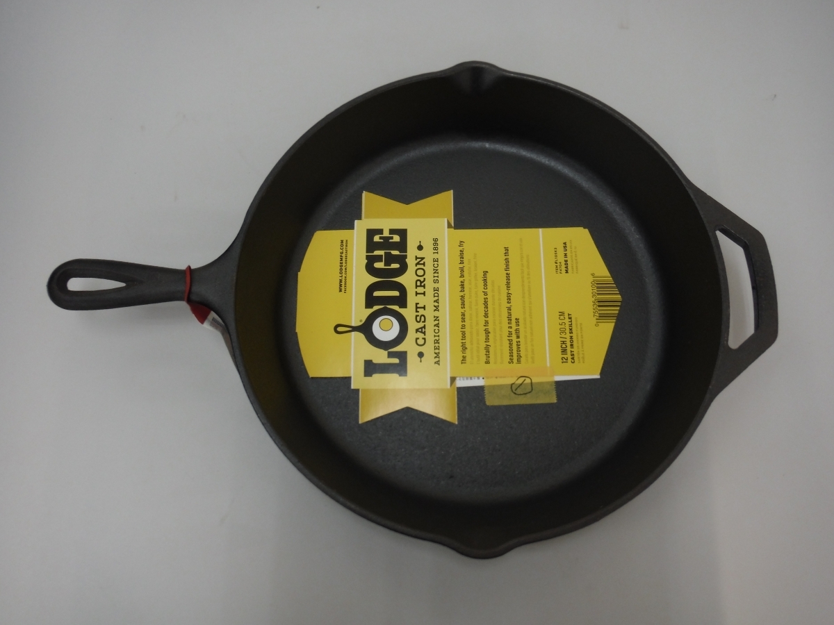 ○BEg LODGE ロッジ 12 Inch Cast Iron Skillet 12インチ(30.5cm)鋳鉄製スキレット 未使用 ① 鳥取県 引取歓迎拍卖