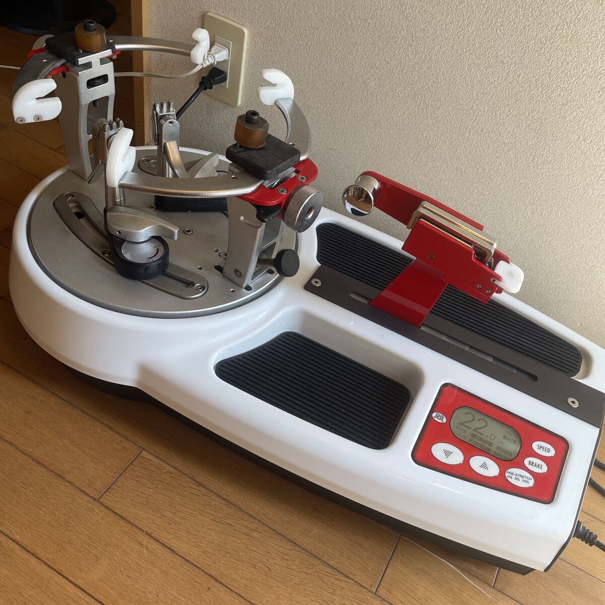 完動美品GOSEN ゴーセン GM660 バドミントンオフィシャルストリンガー ガット張り機 動作良好 取説同梱 着払発送拍卖