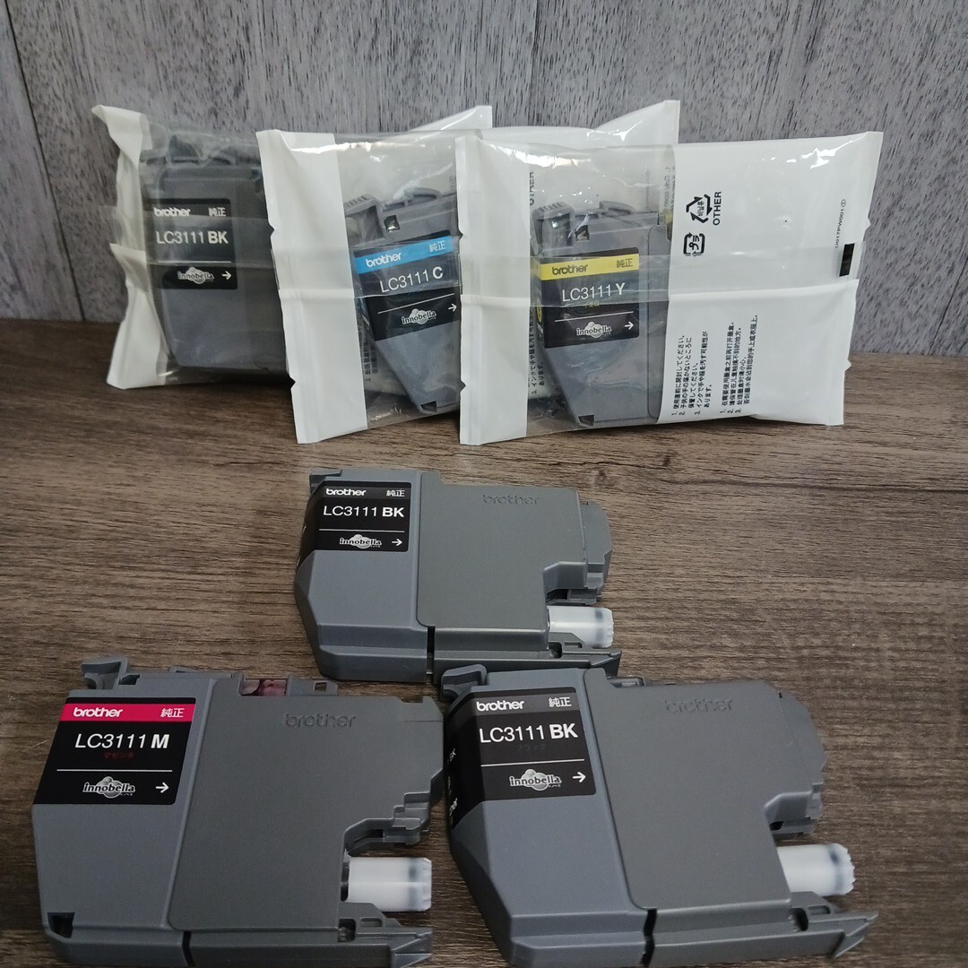 y102806k Brother 【純正品】ブラザー工業 LC3111(BK 3本/C/M/Y) 6本セット インクカートリッジ拍卖