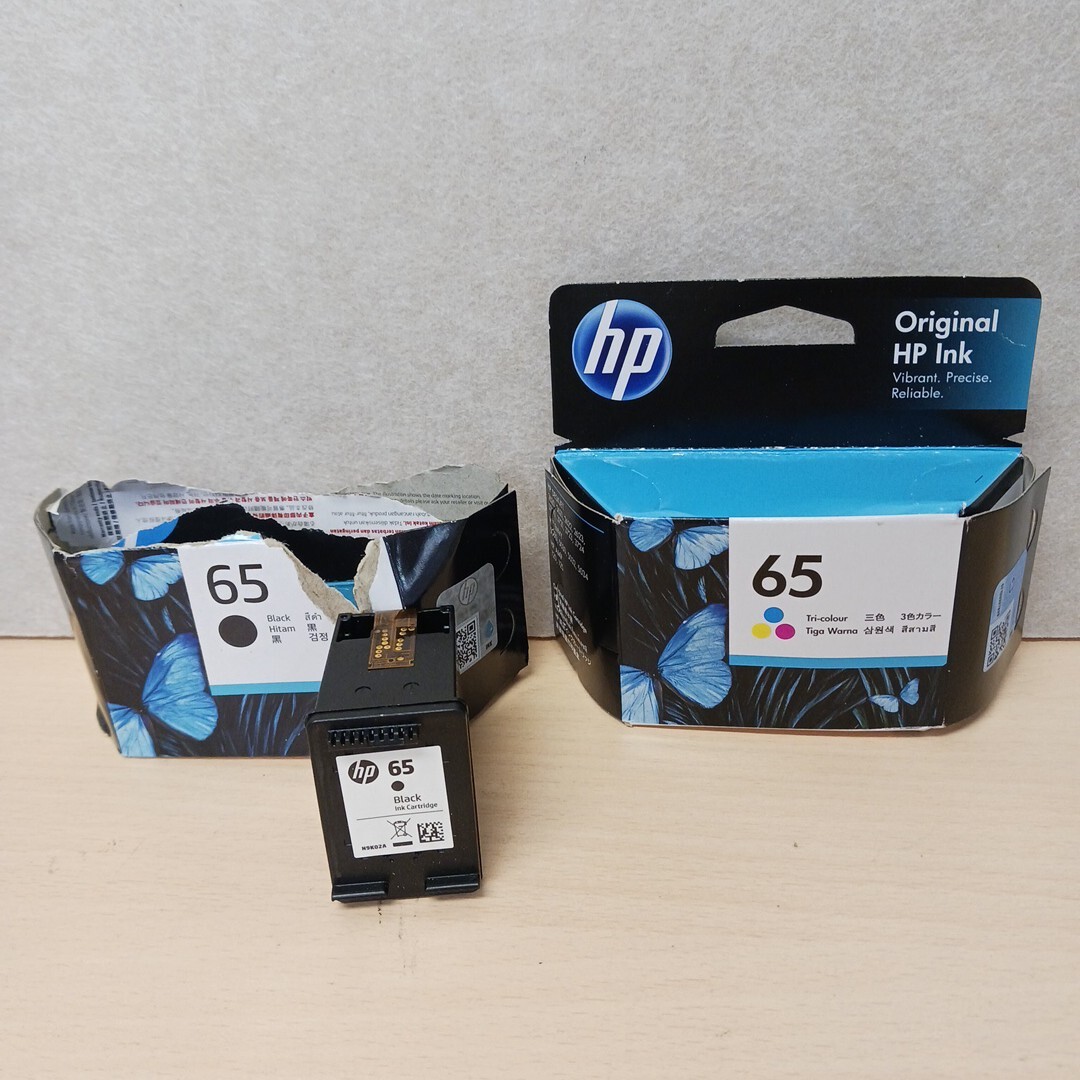 y102910k HP 【純正品】エイチピー HP65 (BK/COLOR) 2本セット インクカートリッジ 拍卖