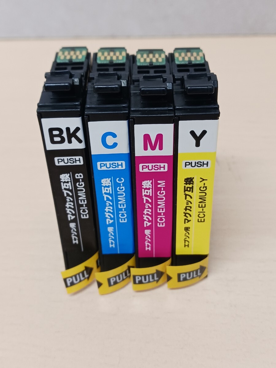 y102404k ecorica 【互換品】エコリカ エプソン EPSON マグカップ MUG (BK/C/M/Y) 4本セット インクカートリッジ拍卖