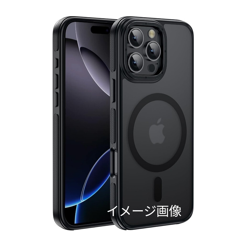 y102901m Cakorin iPhone 16 Pro ケース MagSafe対応 耐衝撃 半透明マグネット マット仕上げ拍卖